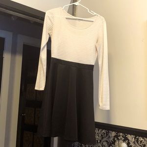 Black and white dress